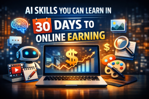 Read more about the article AI Skills You Can Learn in 30 Days to Start Online Earning