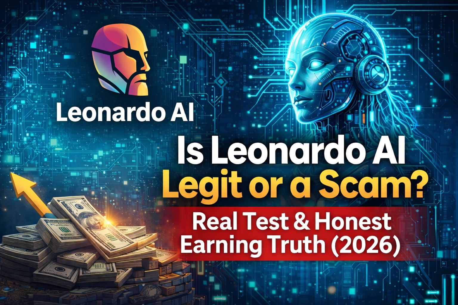 Read more about the article Is Leonardo AI Legit or a Scam? Real Test & Honest Earning Truth (2026)