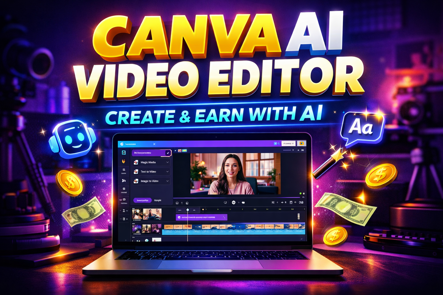 Read more about the article Canva AI Video Editor Review – Complete Beginner Guide to Create & Earn with AI Videos