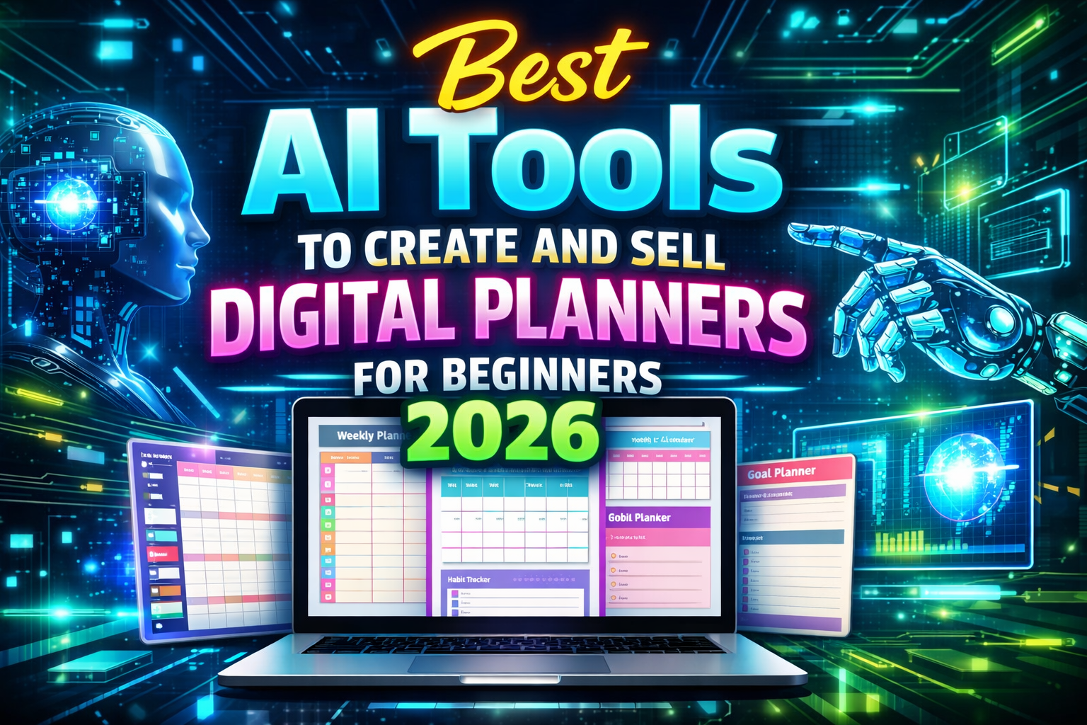 Read more about the article Best AI Tools to Create and Sell Digital Planners for Beginners